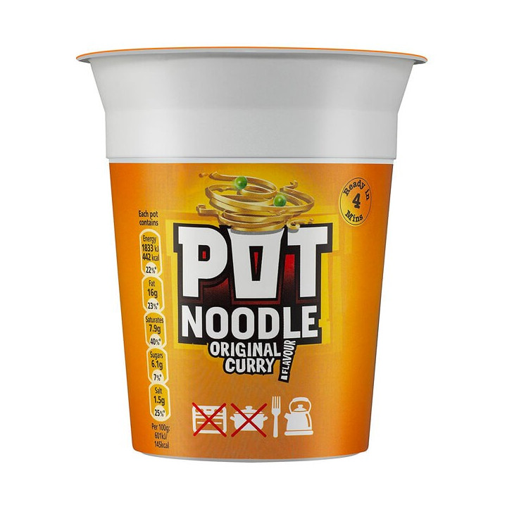 Pot Noodle Original Curry Flavour