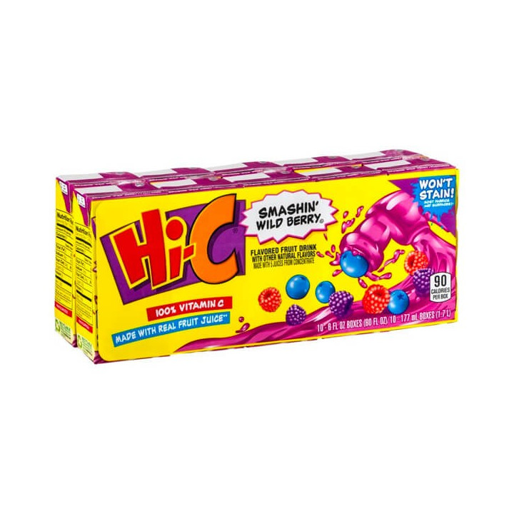 Hi-C Smashin' Wild Berry Fruit Drink