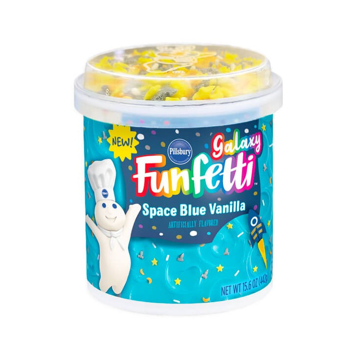 Pillsbury Funfetti Galaxy Space Blue Vanilla Frosting