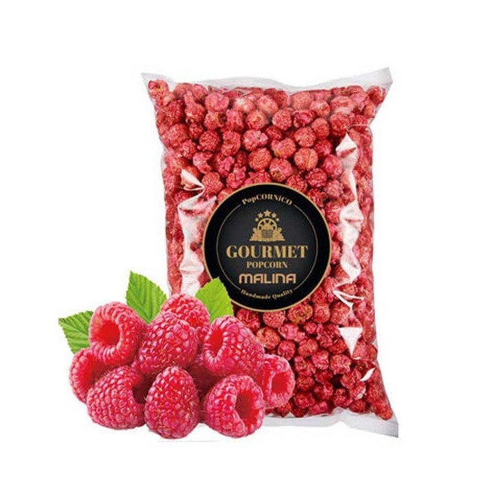 Gourmet Popcorn Malina Raspberry Handmade Quality