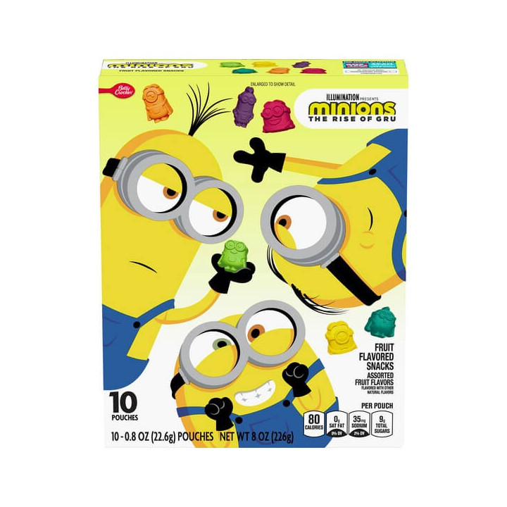 Betty Crocker Minions The Rise of Gru Fruit Snack