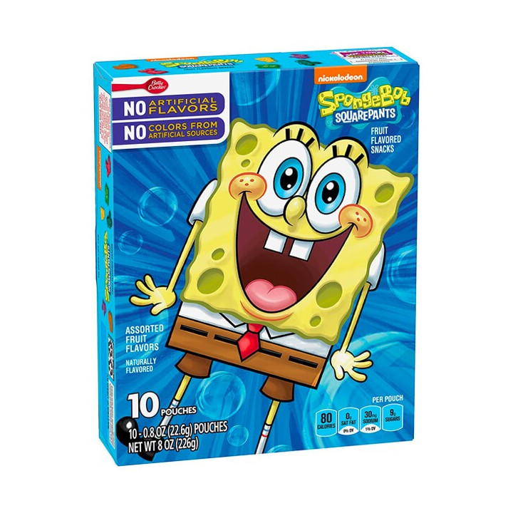 Betty Crocker Spongebob Squarepants Fruit Snacks
