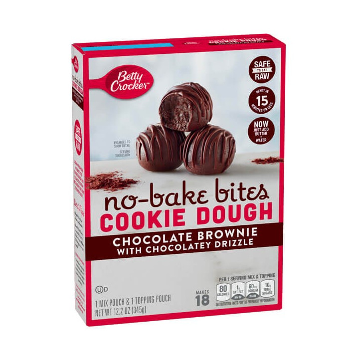 Betty Crocker Chocolate Brownie No-Bake Cookie Dough Bites