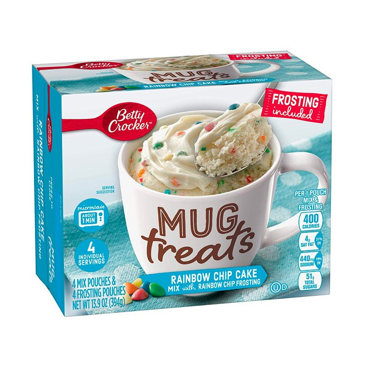 Betty Crocker Mug Treats Rainbow Chip Cake