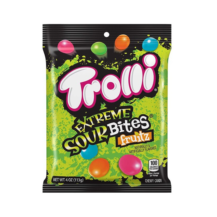 Trolli Extreme Sour Bites Fruitz Bag