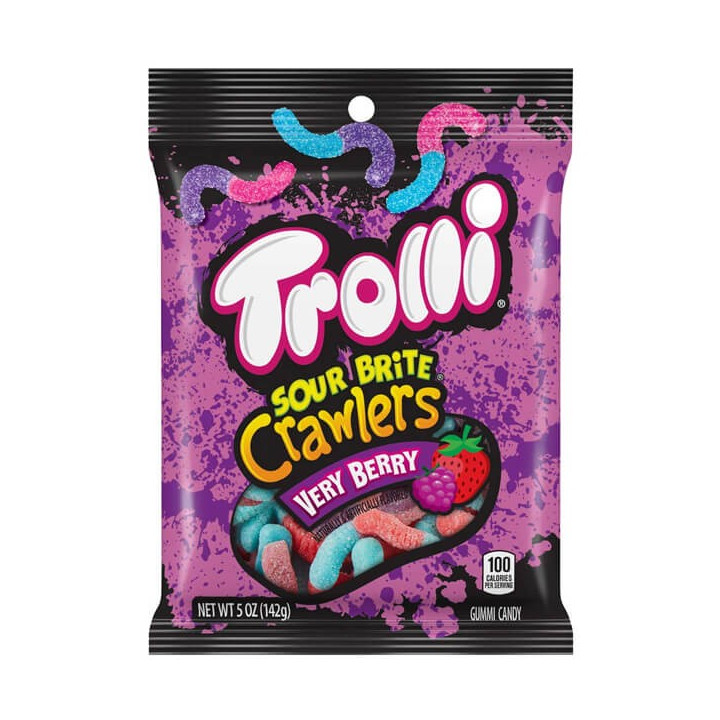 Trolli Sour Brite Crawlers Very Berry