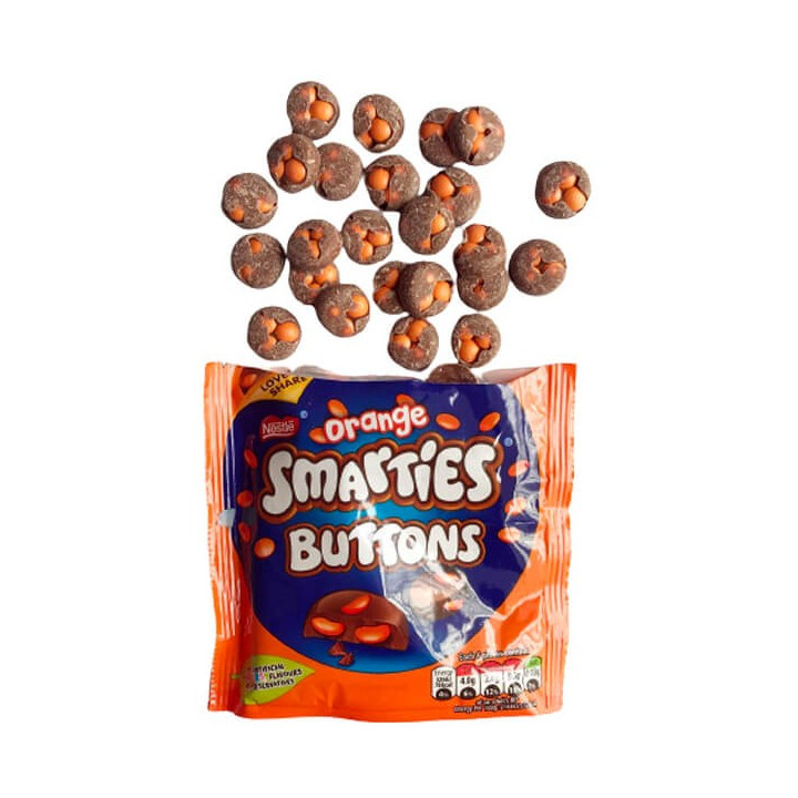 Smarties Buttons Orange