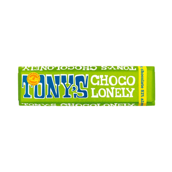 Tony's Chocolonely Dark Almond Sea Salt Milk Chocolate