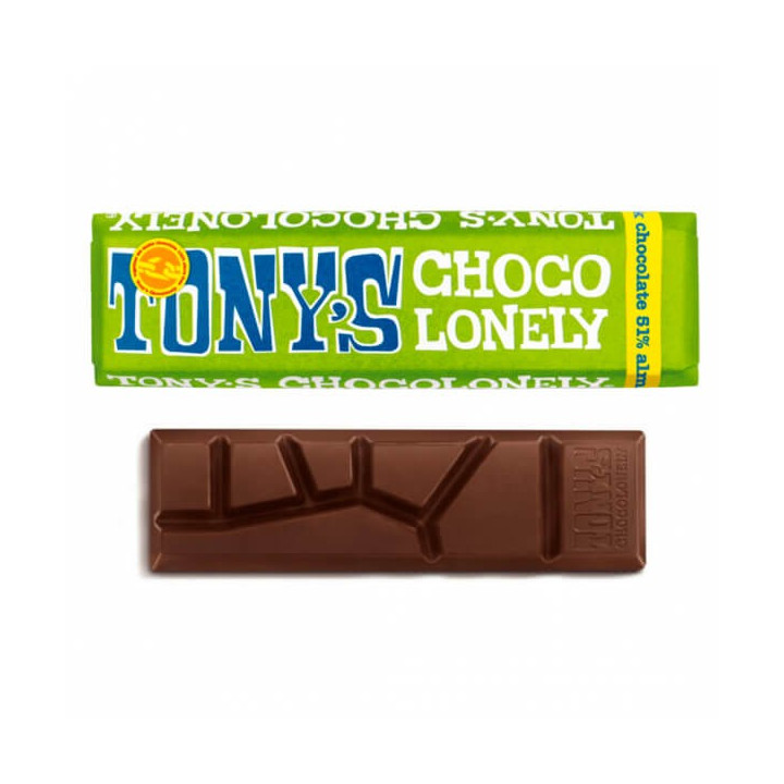 Tony's Chocolonely Dark Almond Sea Salt Milk Chocolate