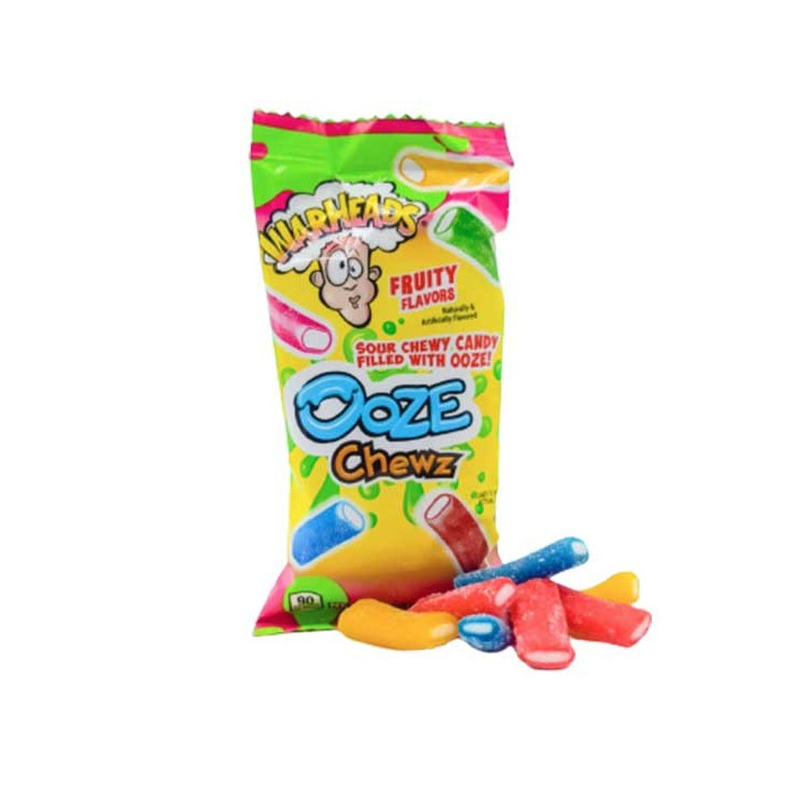 Warheads Ooze Chewz Fruity Flavors