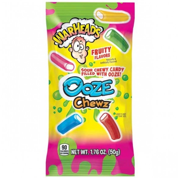Warheads Ooze Chewz Fruity Flavors