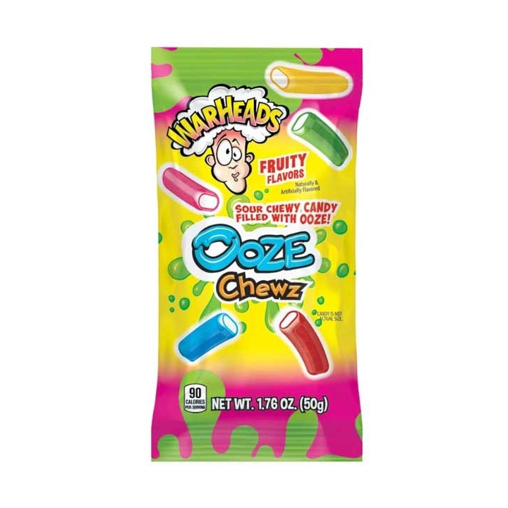 Warheads Ooze Chewz Fruity Flavors