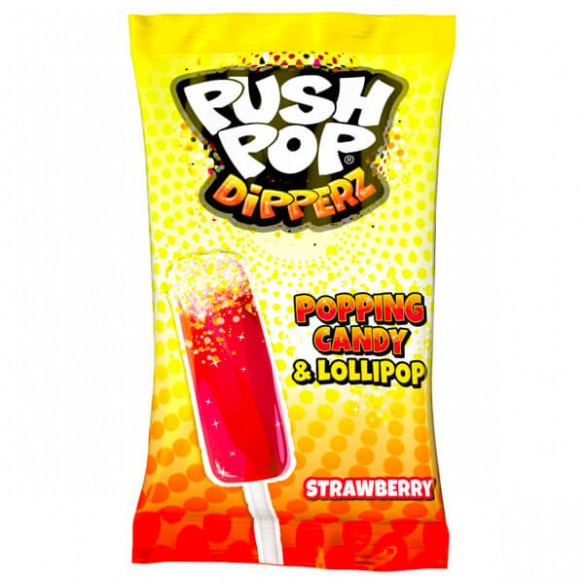 Bazooka Push Pop Dipperz Popping Candy & Lollipop