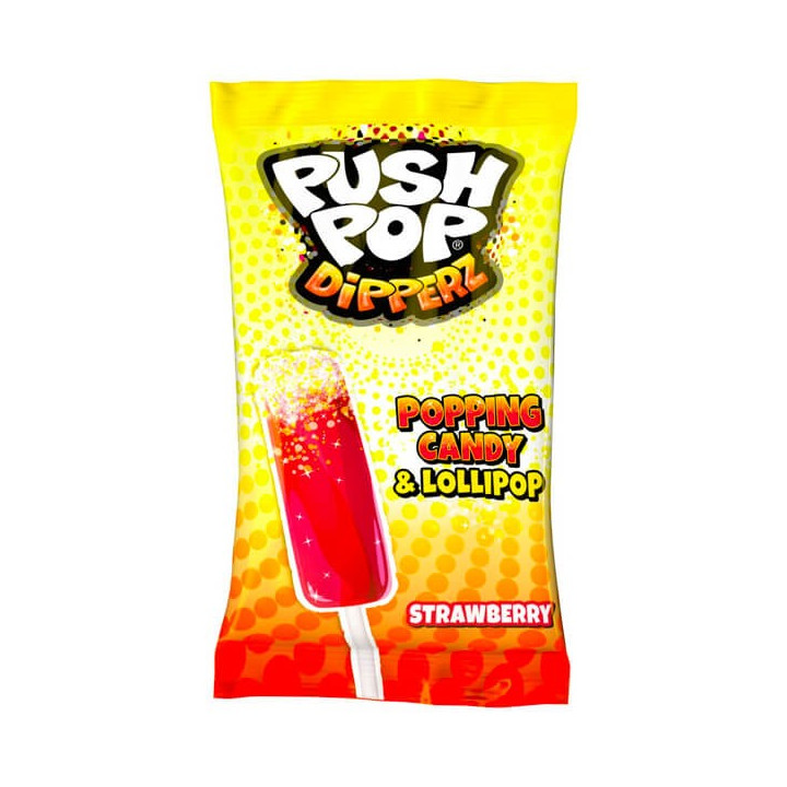 Bazooka Push Pop Dipperz Popping Candy & Lollipop