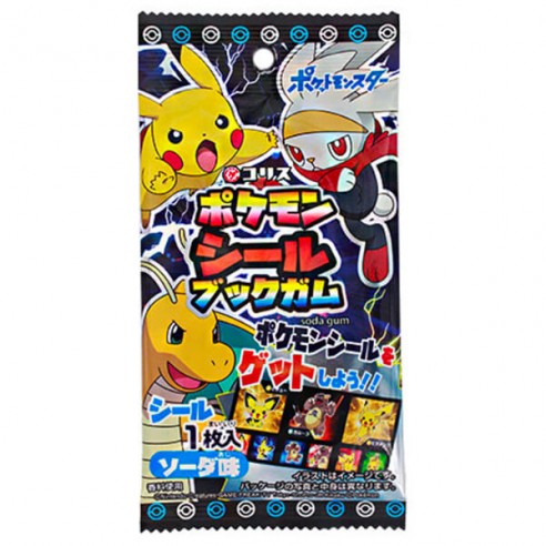 Coris Pokemon Seal Book Soda Gum