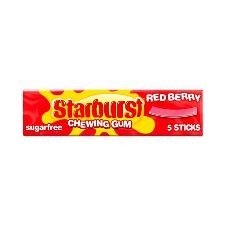 Starburst Chewing Gum Red Berry