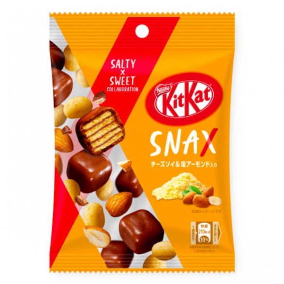 Kit Kat SNAX Salty X Sweet Soy Cheese & Salted Almond