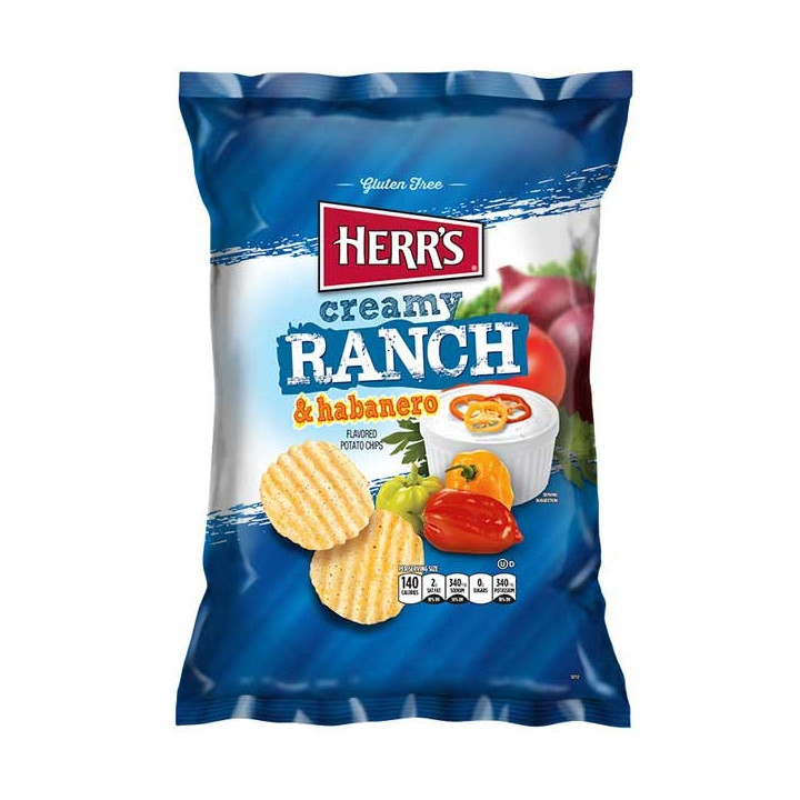 Herr's Creamy Ranch & Habanero Potato Chips