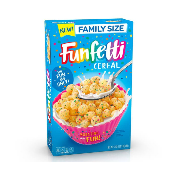 Funfetti Cereal Family Size