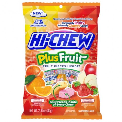 Hi-Chew Plus Fruit Pieces Inside Sunrise Mix