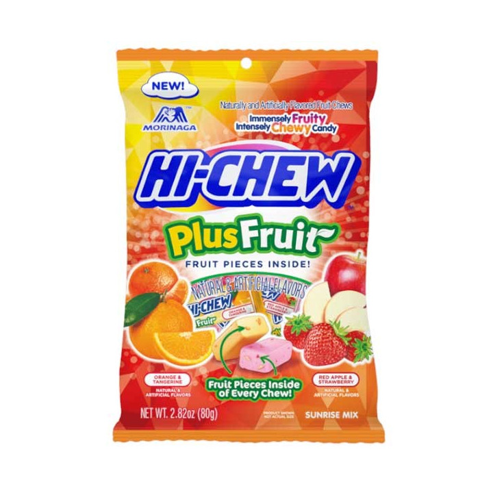 Hi-Chew Plus Fruit Pieces Inside Sunrise Mix