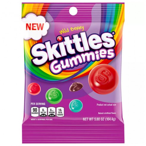 Skittles Gummies Wild Berry