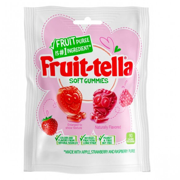 Fruit-tella Soft Gummies Strawberry & Raspberry