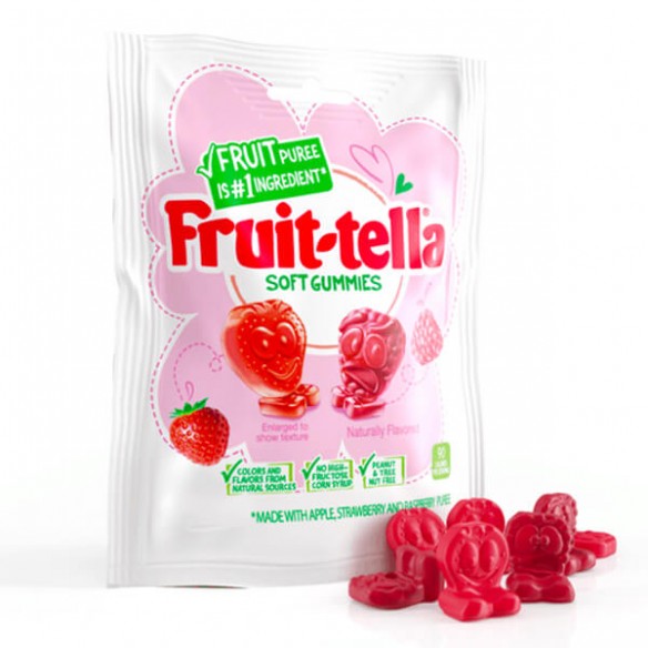 Fruit-tella Soft Gummies Strawberry & Raspberry