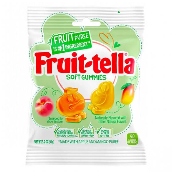 Fruit-tella Soft Gummies Peach & Mango