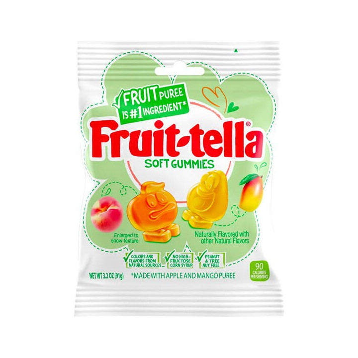 Fruit-tella Soft Gummies Peach & Mango