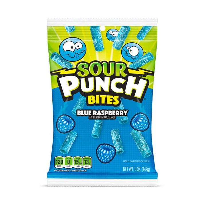 Sour Punch Bites Blue Raspberry