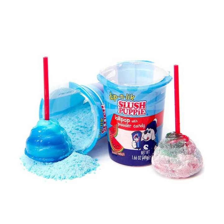 Slush Puppie Dip-N-Lik Lollipop Powder Candy