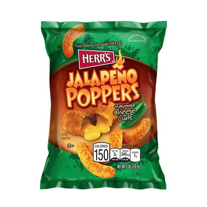 Herr's Jalapeno Flavored Cheese Curls