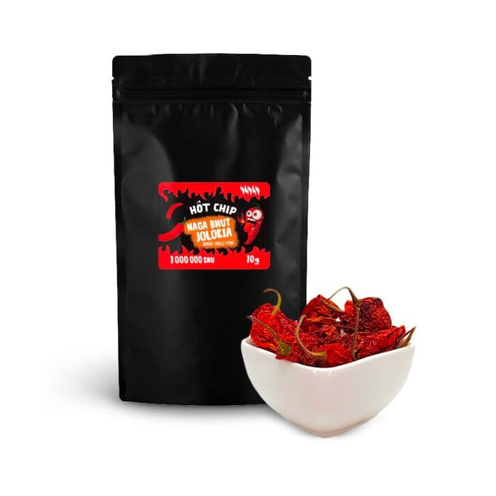 HOT CHIP Naga Bhut Jolokia Dried Chilli Pods