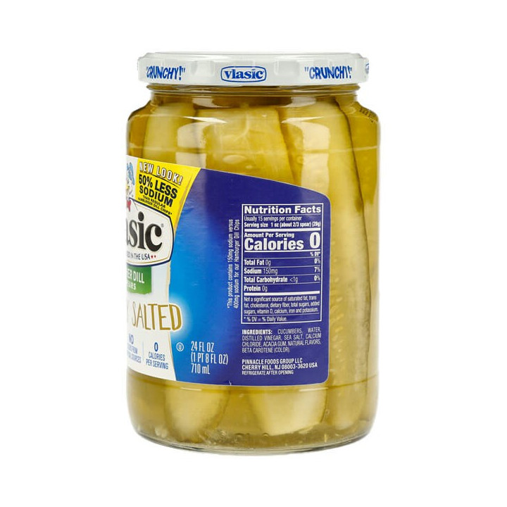 Vlasic Pickles Reduced Sodium Kosher Dill Spears