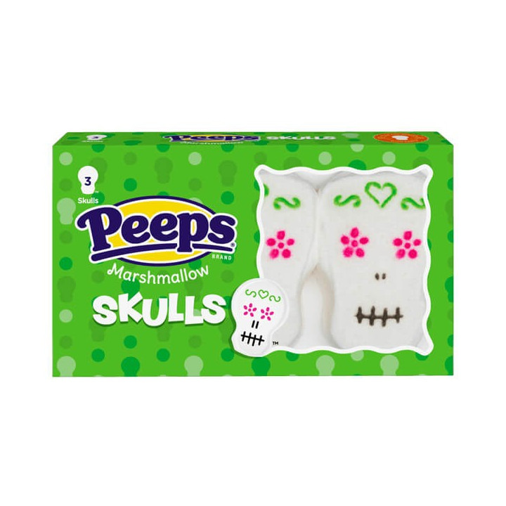 Peeps Marshmallow Skulls