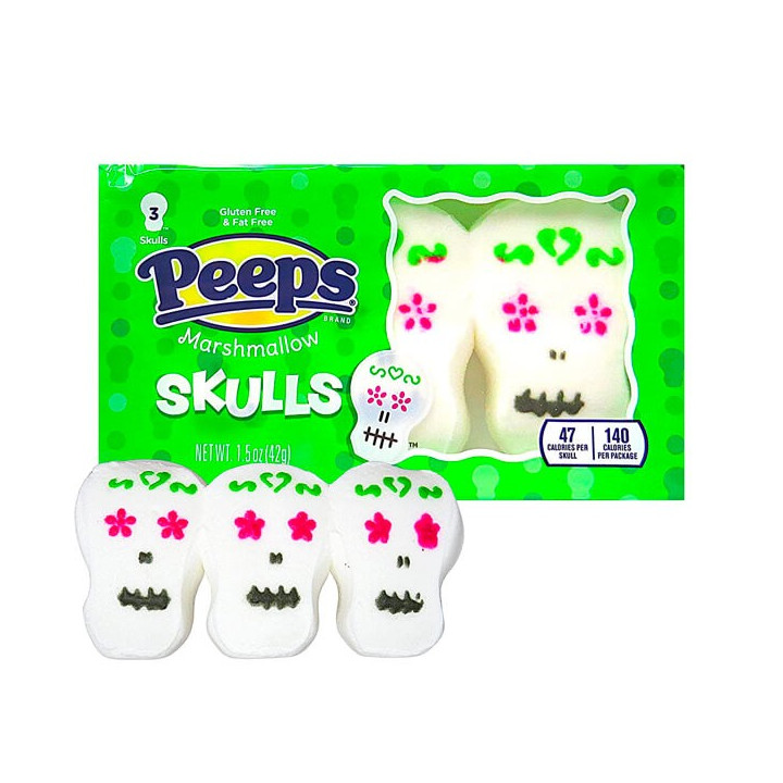 Peeps Marshmallow Skulls