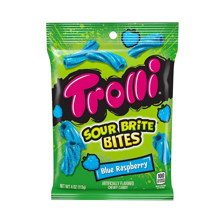 Trolli Blue Raspberry Sour Brite Bites