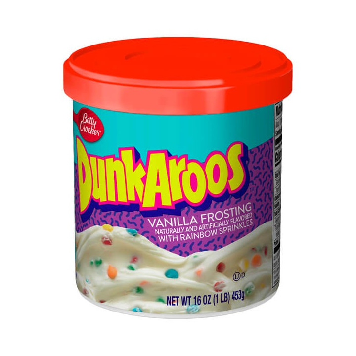 Betty Crocker DunkAroos Vanilla Frosting Rainbow Sprinkles