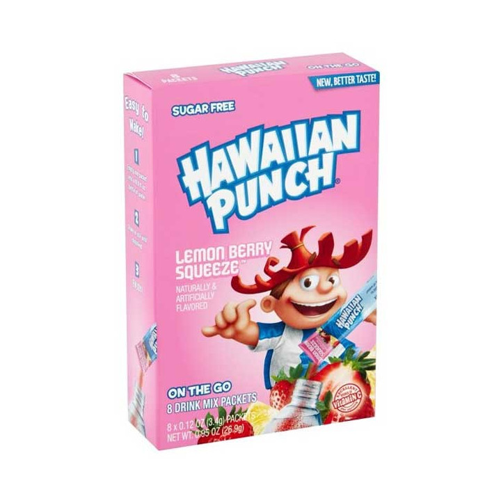 Hawaiian Punch Lemon Berry Singles to Go 8 Pack - 26.9 g