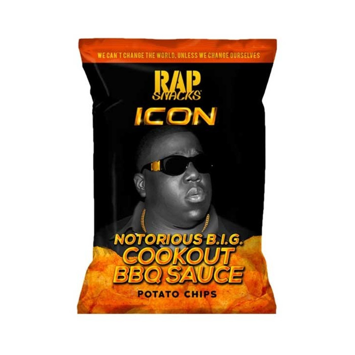 Rap Snacks Notorious B.I.G. Cookout BBQ Chips