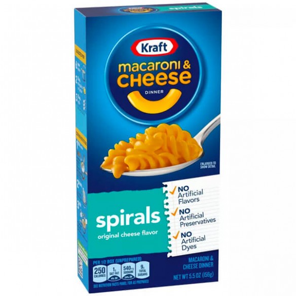 Kraft Macaroni & Cheese Spirals