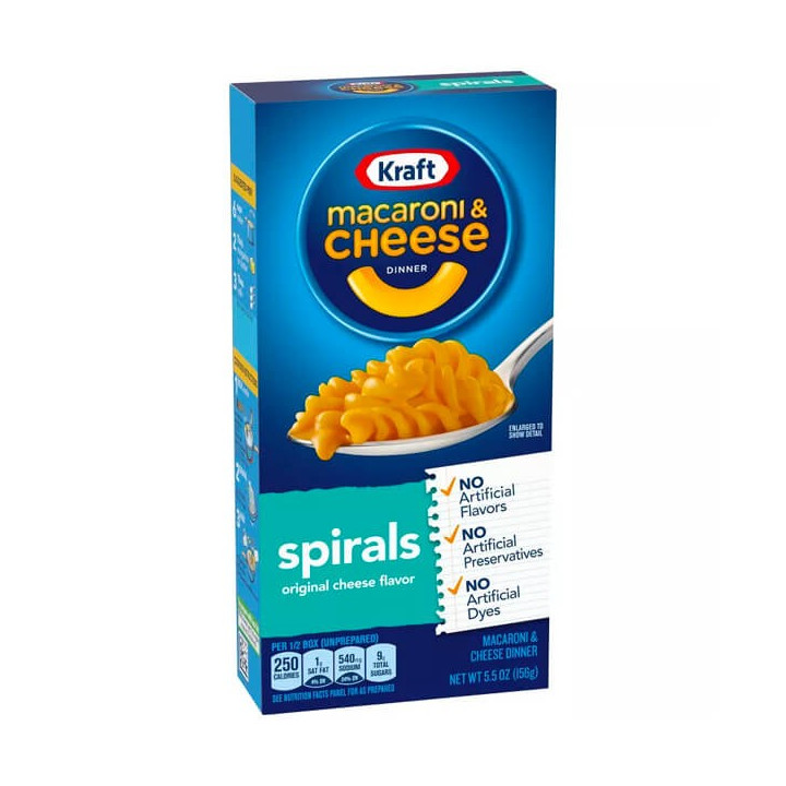 Kraft Macaroni & Cheese Spirals
