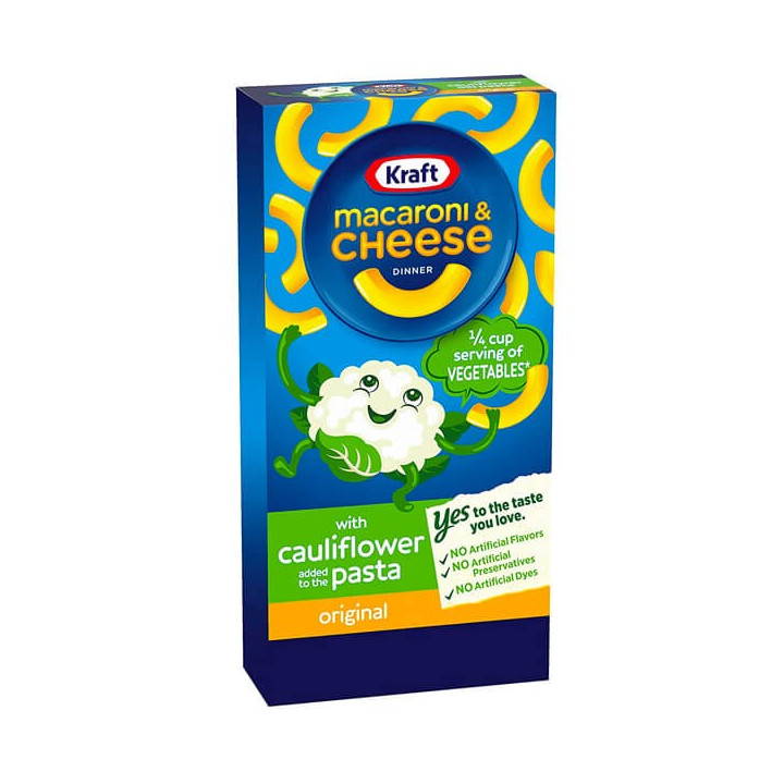 Kraft Macaroni & Cheese Cauliflower Pasta Original Flavor