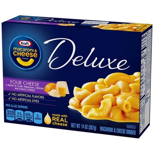 Kraft Deluxe Macaroni & Cheese Four Cheese