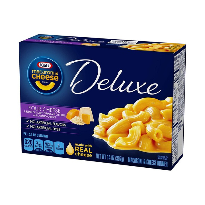 Kraft Deluxe Macaroni & Cheese Four Cheese