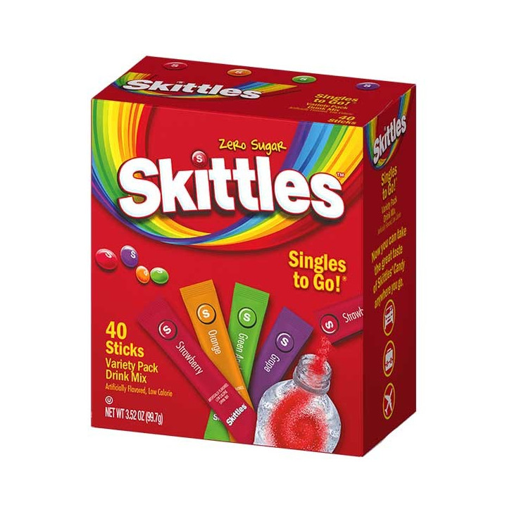 Skittles Variety Pack Drink Mix Singles To Go