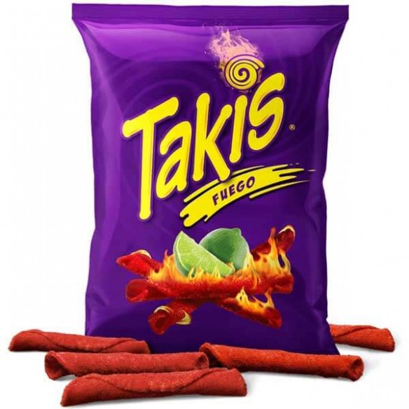 Takis Fuego Hot Chili Pepper & Lime Tortilla Chips