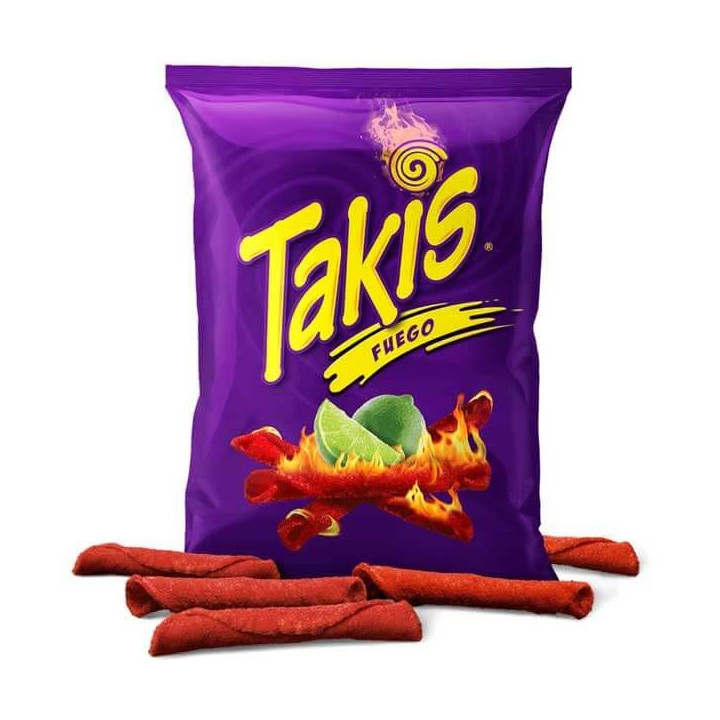 Takis Fuego Hot Chili Pepper & Lime Tortilla Chips