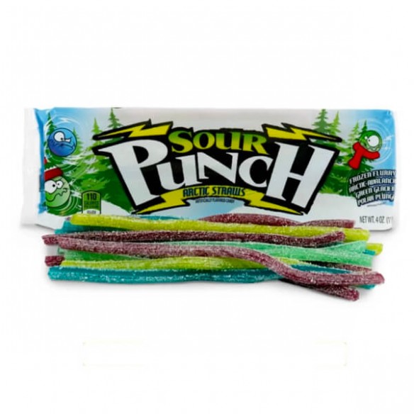 Sour Punch Arctic Straws